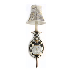 Courtly Palazzo Single Sconce | MacKenzie-Childs - Wall Sconces