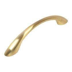 Cosmas - Cosmas 4003BB Brushed Brass Arch Cabinet Pull - Cabinet And Drawer Handle Pulls