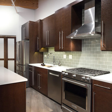 Modern-Rustic Loft Kitchen Remodel