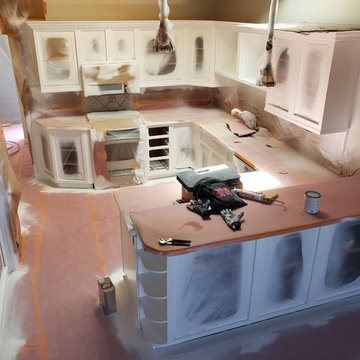 La Jolla, White Kitchen Cabinets