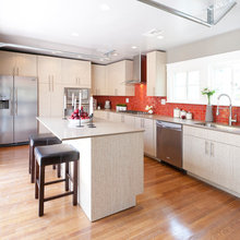 red backsplash