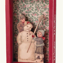 Winter Wishes Shadowbox Hanger - Holiday Accents And Figurines