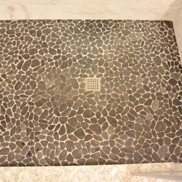 Stone and Glass Bath Design - Crofton, MD