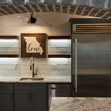 Basement Remodel with Golf Simulator