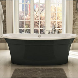 Maax White Bathing Well with Thunder Grey Apron - Products