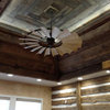 Windmill Ceiling Fan, 52", Weathered Antique White