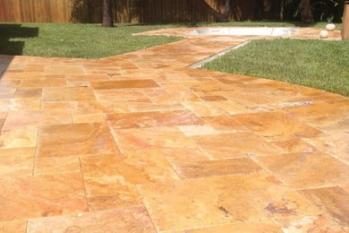 Custom Stone Patio & Walkway in Delray Beach, FL