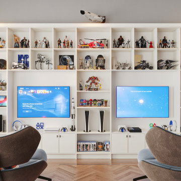 Modern White Game Center