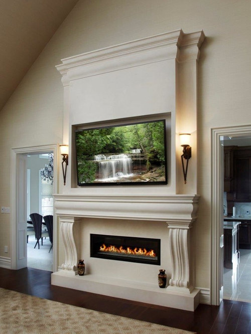 Linear Fireplace Ideas, Pictures, Remodel and Decor