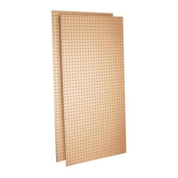 Triton Products Tempered Wood Pegboards, Set of 2 - Bulletin Boards And Chalkboards