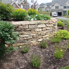 Planters, retaining walls