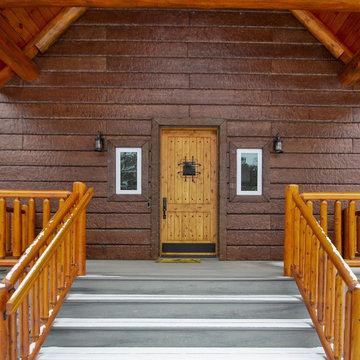 Concrete Log Siding Homes
