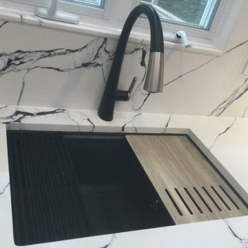 Undermount composite sink