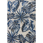 KAS - KAS Stella 6254 Gray/Blue Nassau Area Rug, 5'3"x7'7" - Beautiful florals, leaves and trendy transitional watercolor rugs best describe our machine woven Stella Collection. These rugs were made to look great in each and every home. With an easy color palette and beautiful designs Stella makes decorate a breeze. Made in Turkey with a 1/2" pile height of 100% Polypropelene.