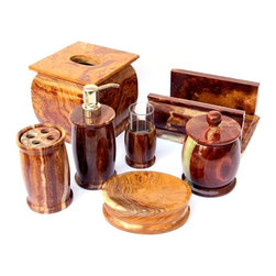 Marble Bathroom Accessory Sets offered by Nature Home Decor. - Bathroom Accessory Sets