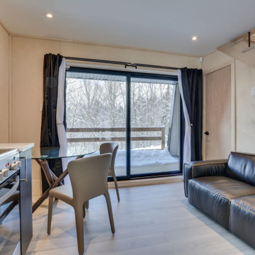 Sky Pod Kitchen by Lofty Pods #prefabhomes