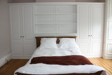 Transitional bedroom in Other.