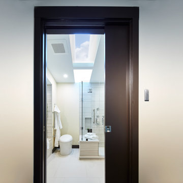 Contemporary Spa-like Bathroom Accessibility