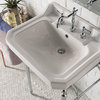 Wellington 24" Single Console Sink in Chrome with Ceramic Top