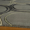 Elements Hand-Carved Rug, Gray, 9'6"x13'6"