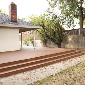 Wood Deck Replacement with Trex Composite Deck – West Sacramento, CA