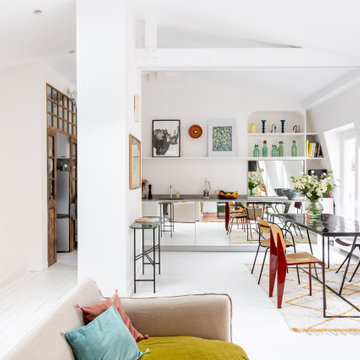 Projet Pigalle : un duplex familial de 120m2 à l’esprit campagne chic