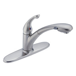 Delta Signature&trade; Single Handle Pull-out Kitchen Faucet - Kitchen Faucets