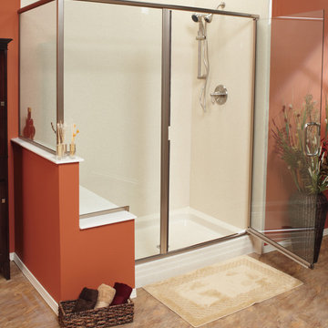 Custom Master Shower with Bench