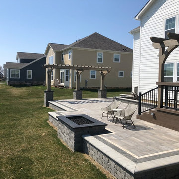 Dublin, OH, Outdoor Living Combination Space in Beautiful Ballantrae