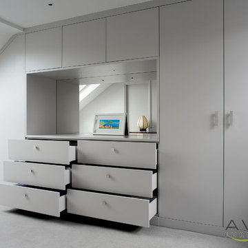 Angled Loft wardrobe