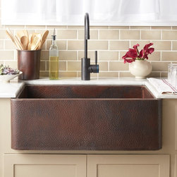 Farmhouse 30 Copper Kitchen Sink by Native Trails - Kitchen Sinks