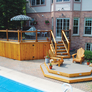 decks with pools.