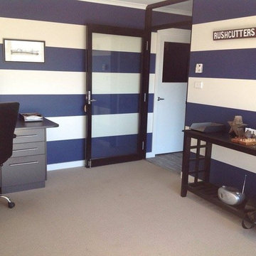 Office layout and colour scheme for local business