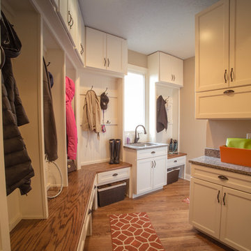 Mudroom remodel in Carmel, Indiana