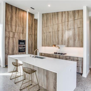Pecan Wood Detailing, Kitchen Renovation in Monrovia, CA