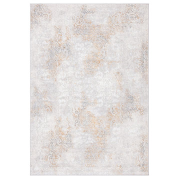 Safavieh Orchard Orc684G Contemporary Rug, Gray and Gold, 9'0"x12'0"