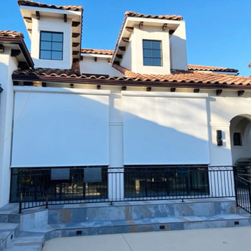 Outdoor Screen Shades & Shade Systems - Manual & Motorized