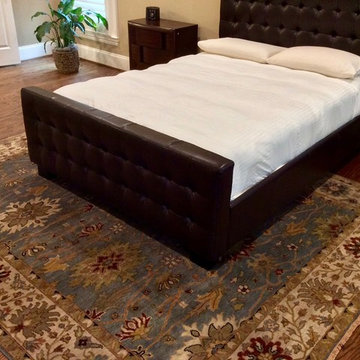 Sweet Dreams...  Gorgeous all-over design, Mahal, in tranquil shade of blue sets