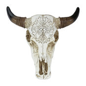 Tooled Faux Cow Skull