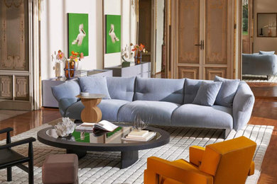 Bohemian living room in Milan.