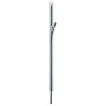 Hansgrohe - Hansgrohe Unica Wallbar Raindance S, 36" Chrome - Enliven your natural senses with the latest in water technology. HansGROHE's Raindance wallbar creates a personalized custom shower. The wallbar is fitted with an angle-adjustable handshower holder to allow you to easily adjust the removable handshower to your individual height by simply sliding the holder up or down the wallbar.  The height adjustable slider addresses mulit-user needs, thereby, enhancing the shower experience.
