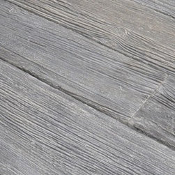 Barn board concrete fireplace surround - Outdoor Products