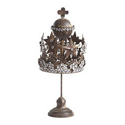 Crown Sculpture - Short - New - Holiday Accents And Figurines