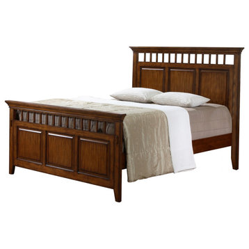 Sunset Trading Tremont Queen Bed | Distressed Brown