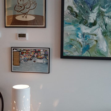 Artwork display TV wall