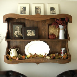 Wall Hutch Hazelnut. - Display And Wall Shelves 