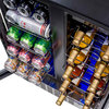 Newair 24" Built-in Dual Zone 18 Bottle and 58 Can Wine and Beverage Fridge