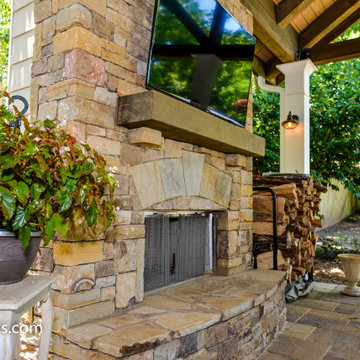 Highlands Rustic Covered Patio