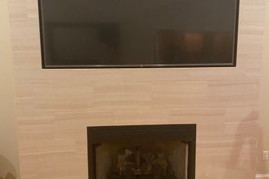 Inspiration for a living room remodel in Bridgeport