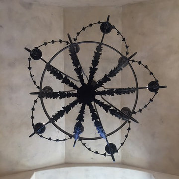 Old, worn plaster finish